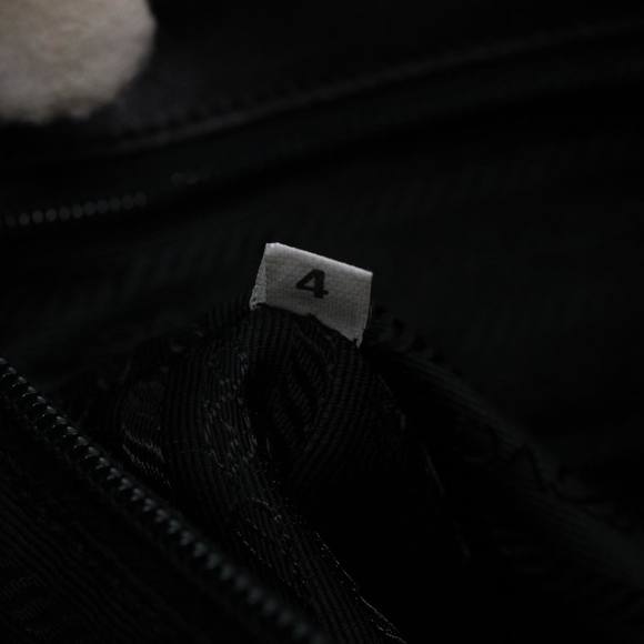 PRADA Tote Bag Leather Black Auth hk724 - Picture 11 of 16